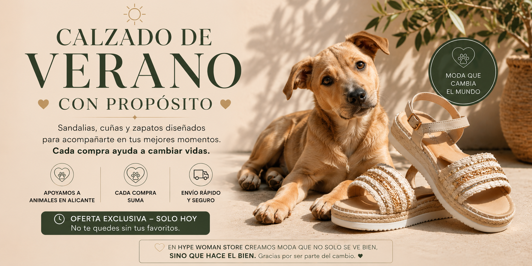 COLECCIÓN CALZADO VERANO CON UN PROPÓSITO 🐶