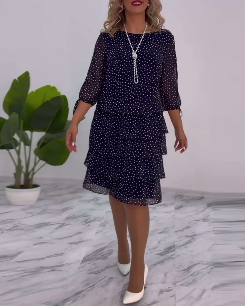 Giulia | Vestido a lunares de elegancia fluida