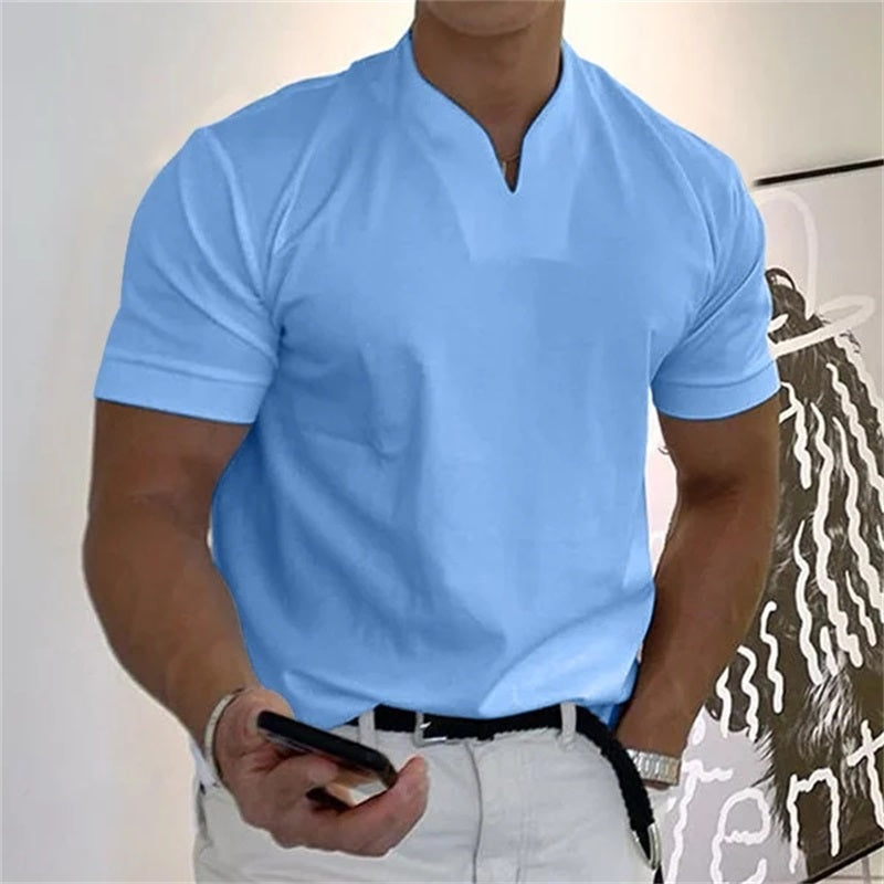 Camiseta Cuello V Hombre
