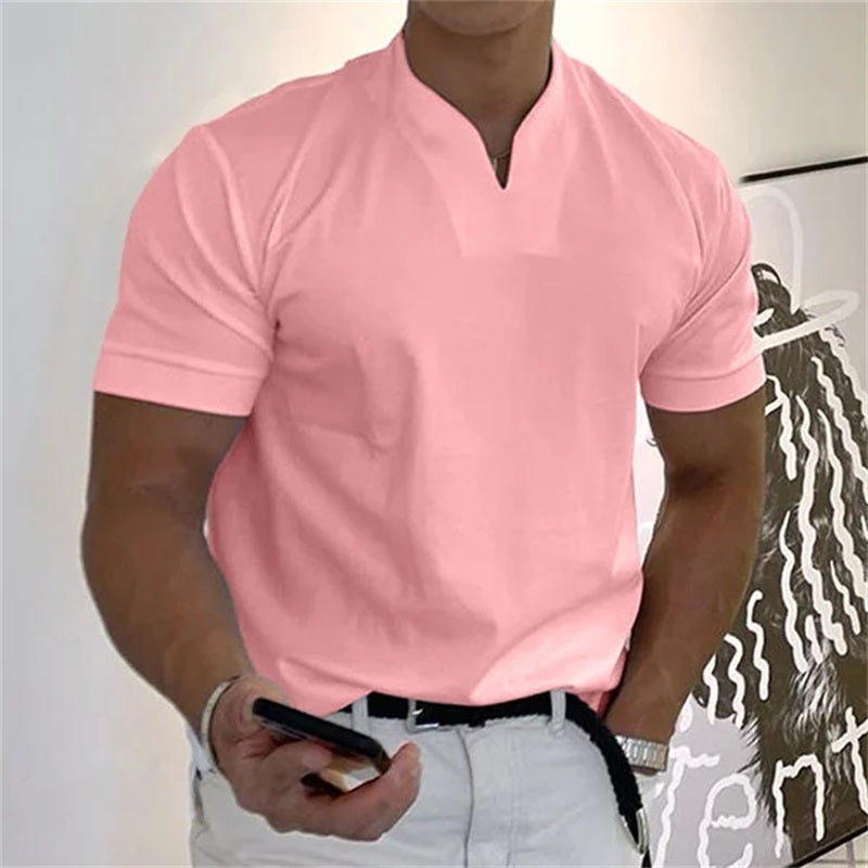 Camiseta Cuello V Hombre