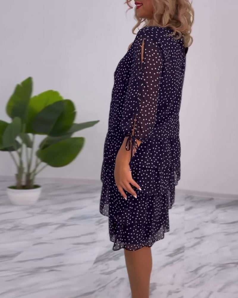 Giulia | Vestido a lunares de elegancia fluida