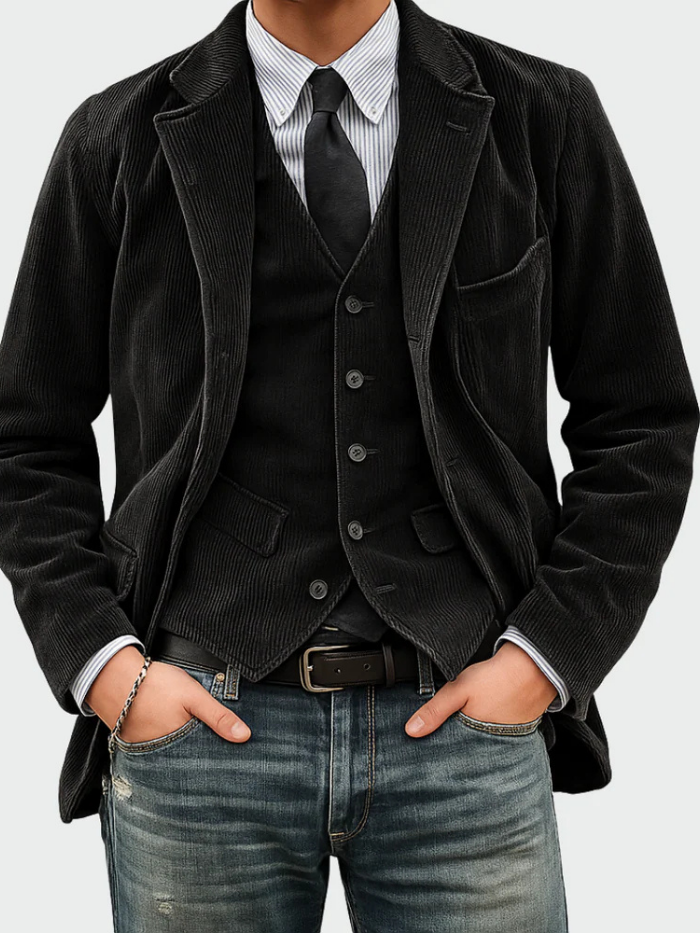 Tommy™ | Set completo de 2 piezas: blazer y chaleco