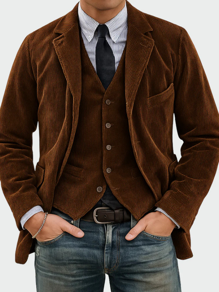 Tommy™ | Set completo de 2 piezas: blazer y chaleco