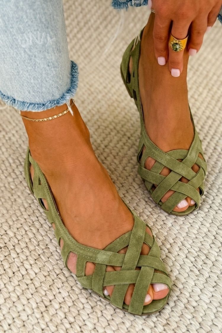 Venezia™ | Flätade platta sandaler i färg