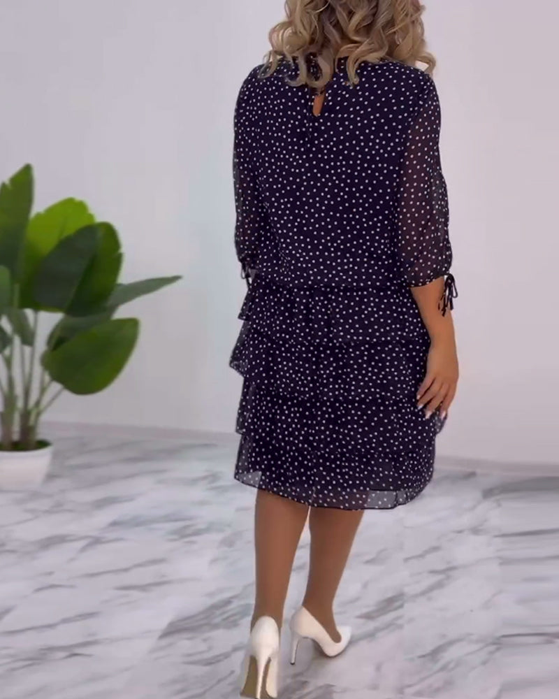 Giulia | Vestido a lunares de elegancia fluida