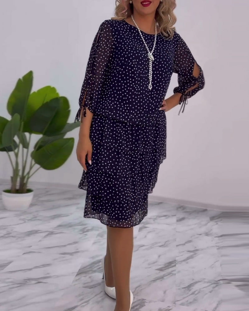 Giulia | Vestido a lunares de elegancia fluida