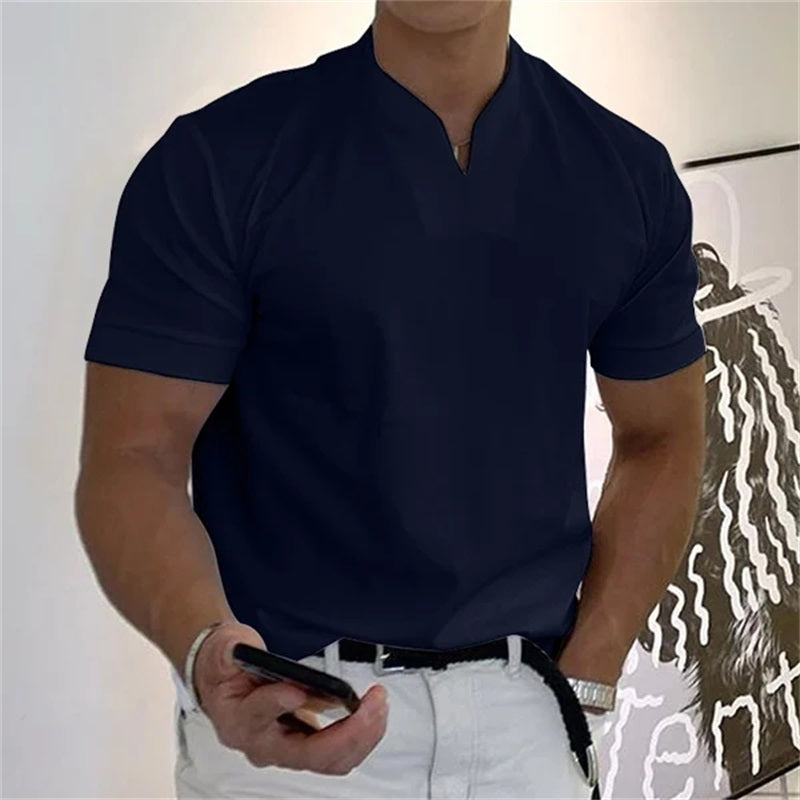 Camiseta Cuello V Hombre