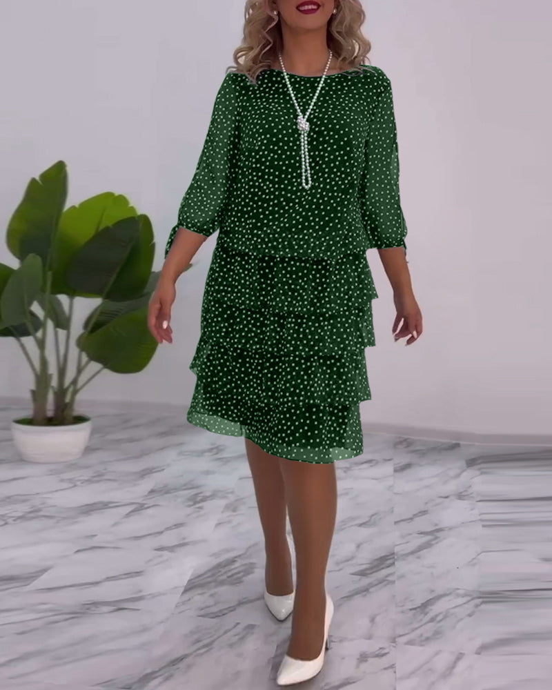 Giulia | Vestido a lunares de elegancia fluida