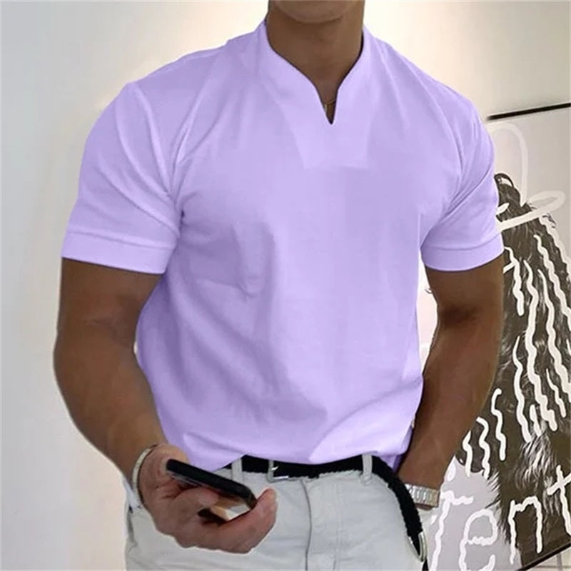 Camiseta Cuello V Hombre