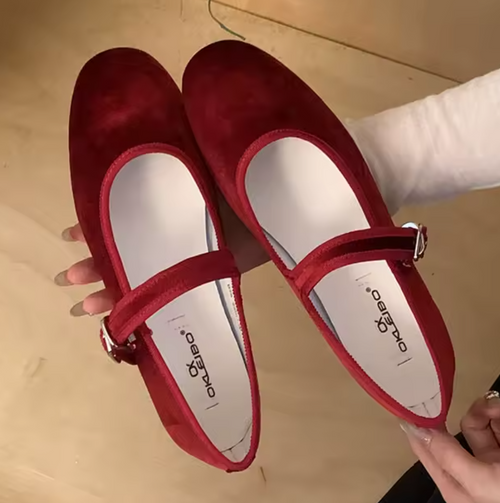 Bailarinas Merceditas Terciopelo Tendencia