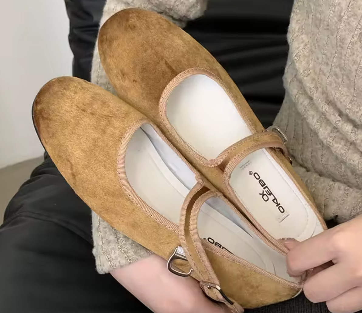 Bailarinas Merceditas Terciopelo Tendencia
