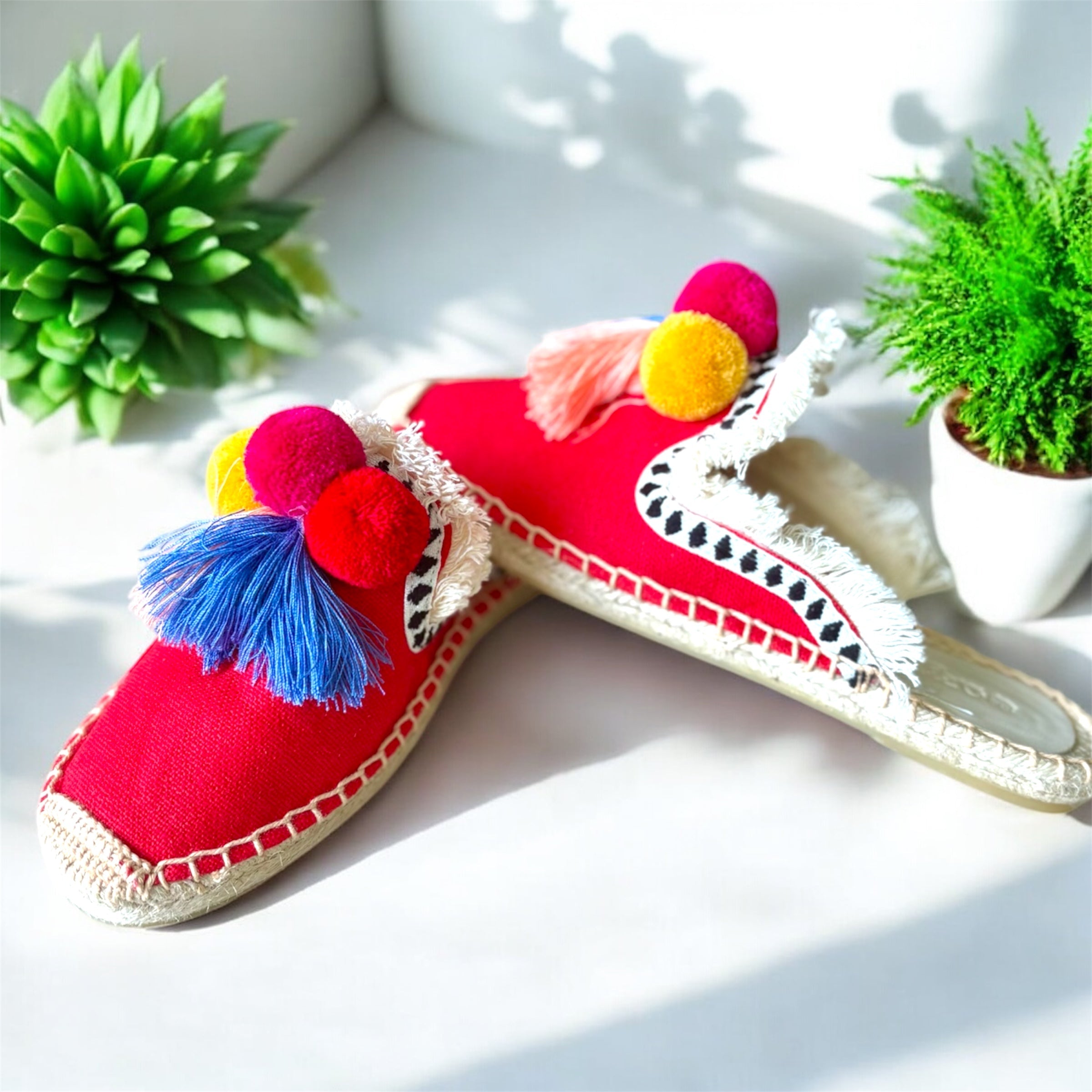 Alpargatas Boho Pom Pom