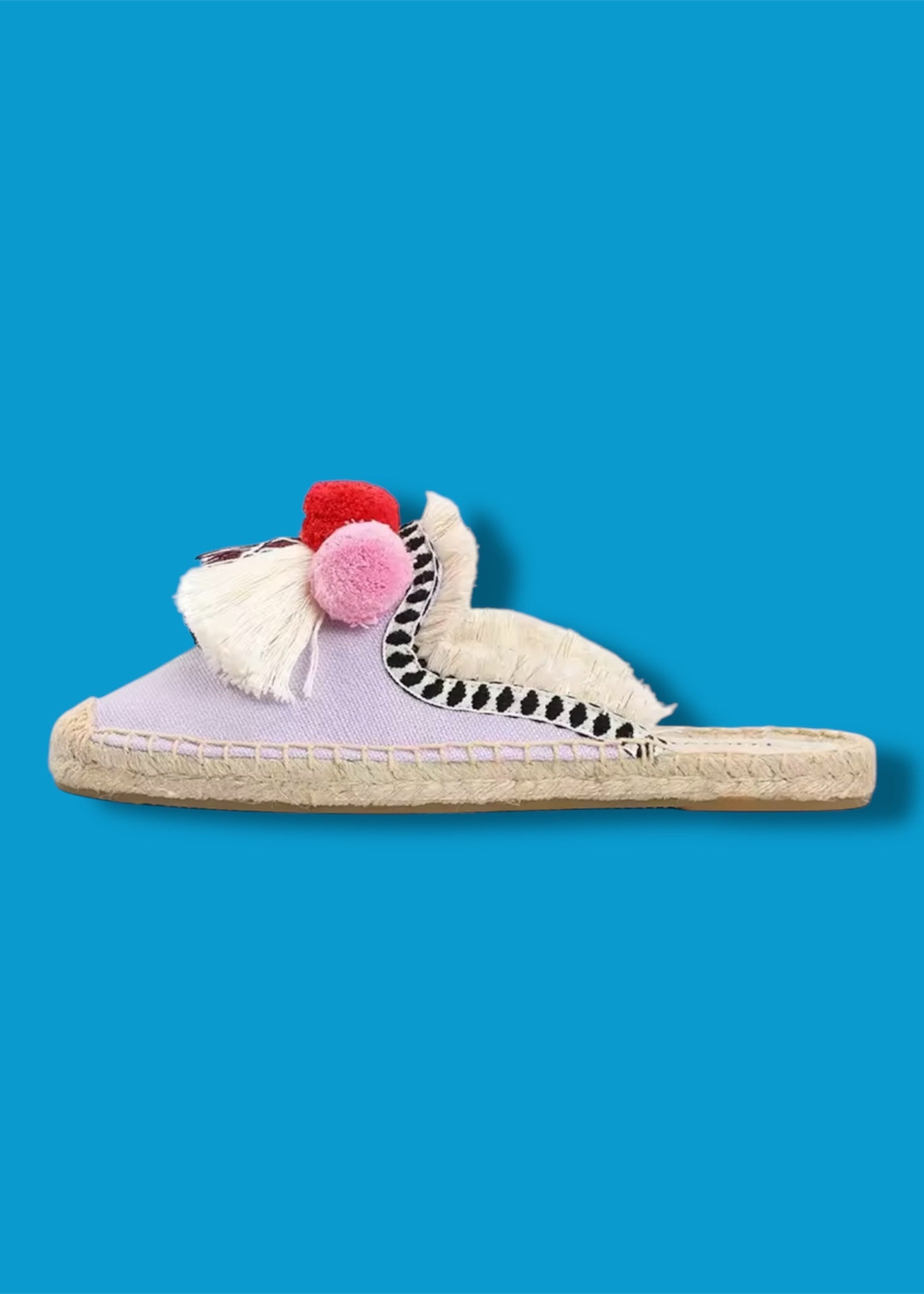 Alpargatas Lila Pom Pom