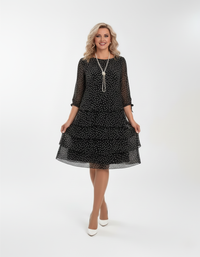 Giulia | Vestido a lunares de elegancia fluida