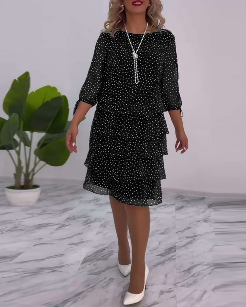 Giulia | Vestido a lunares de elegancia fluida