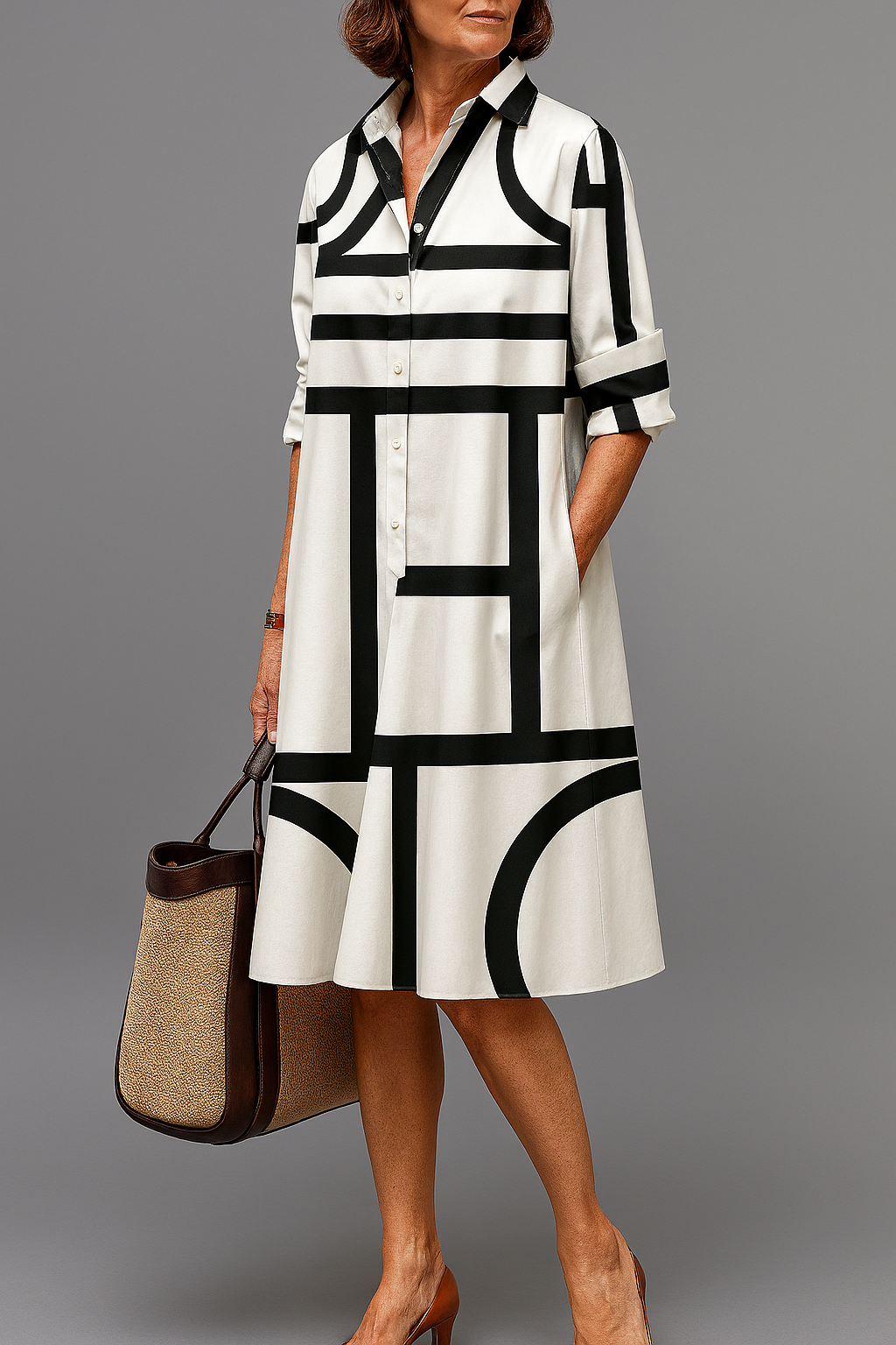 Ellie | Vestido midi elegante