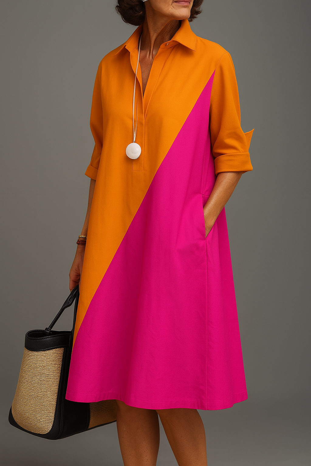 Kayla | Vestido midi elegante