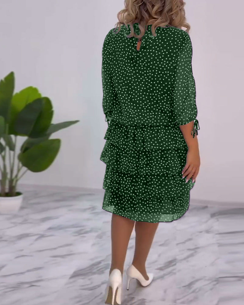Giulia | Vestido a lunares de elegancia fluida