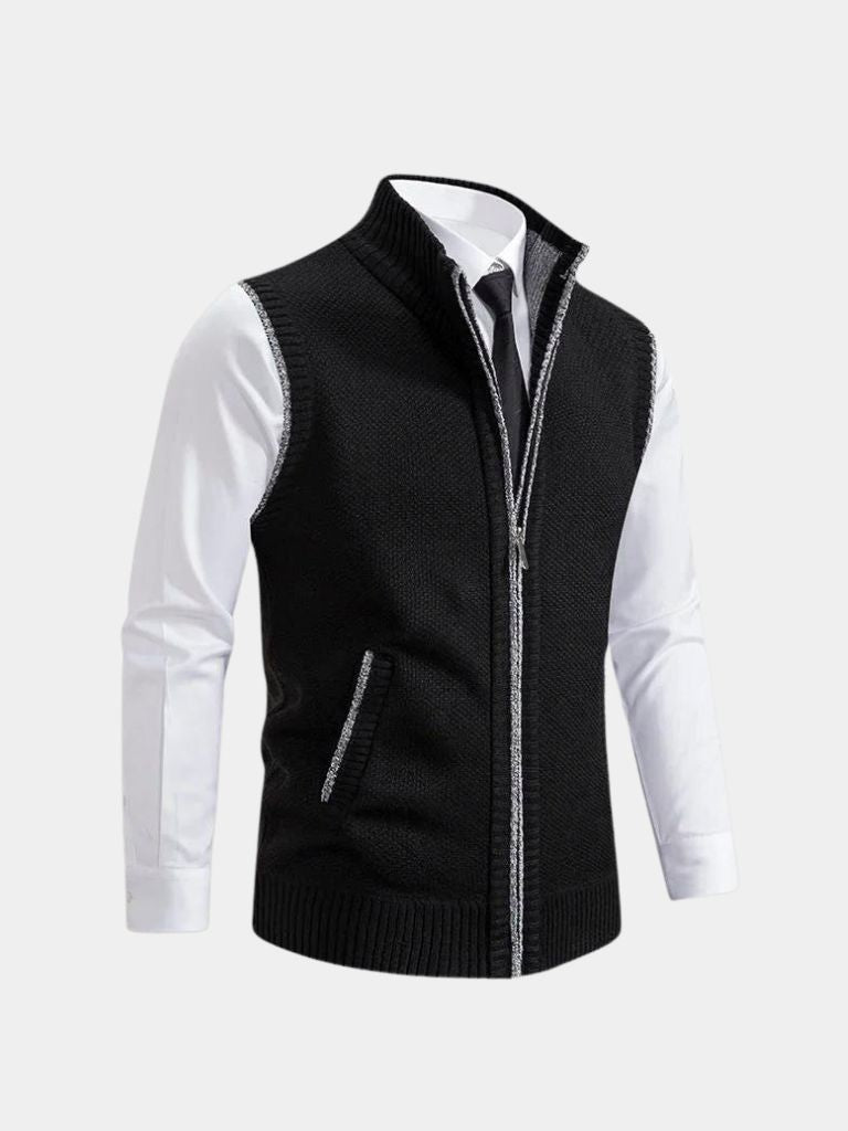 Raúl | Chaleco Elegante con Cremallera Completa