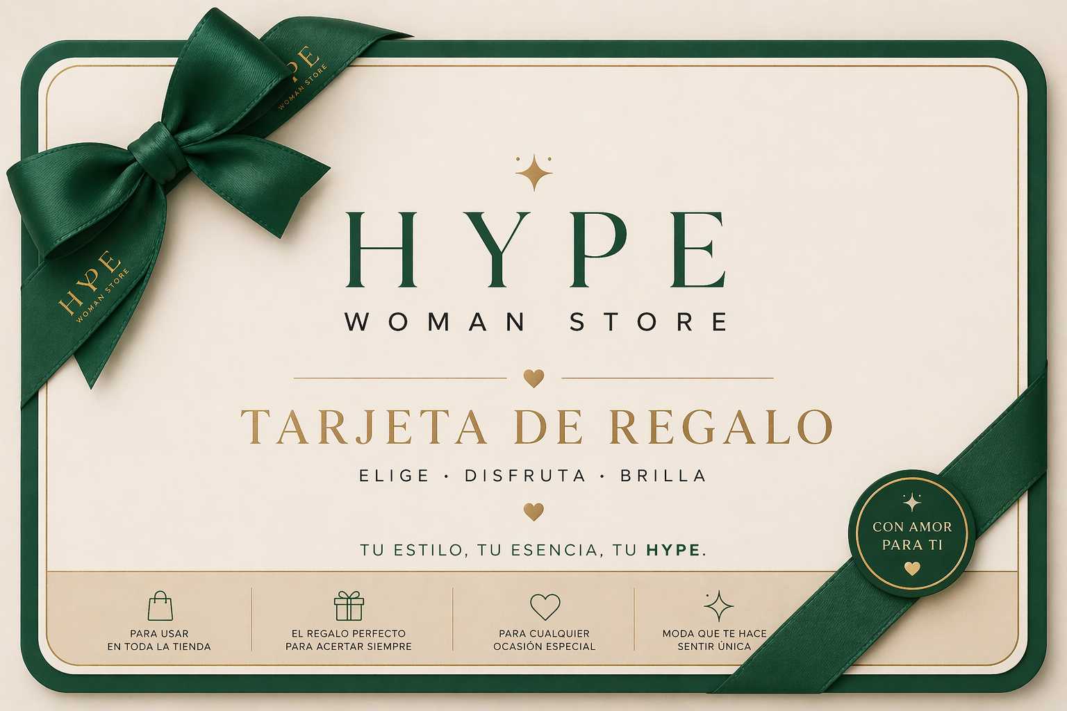 TARJETA REGALO HYPE WOMAN