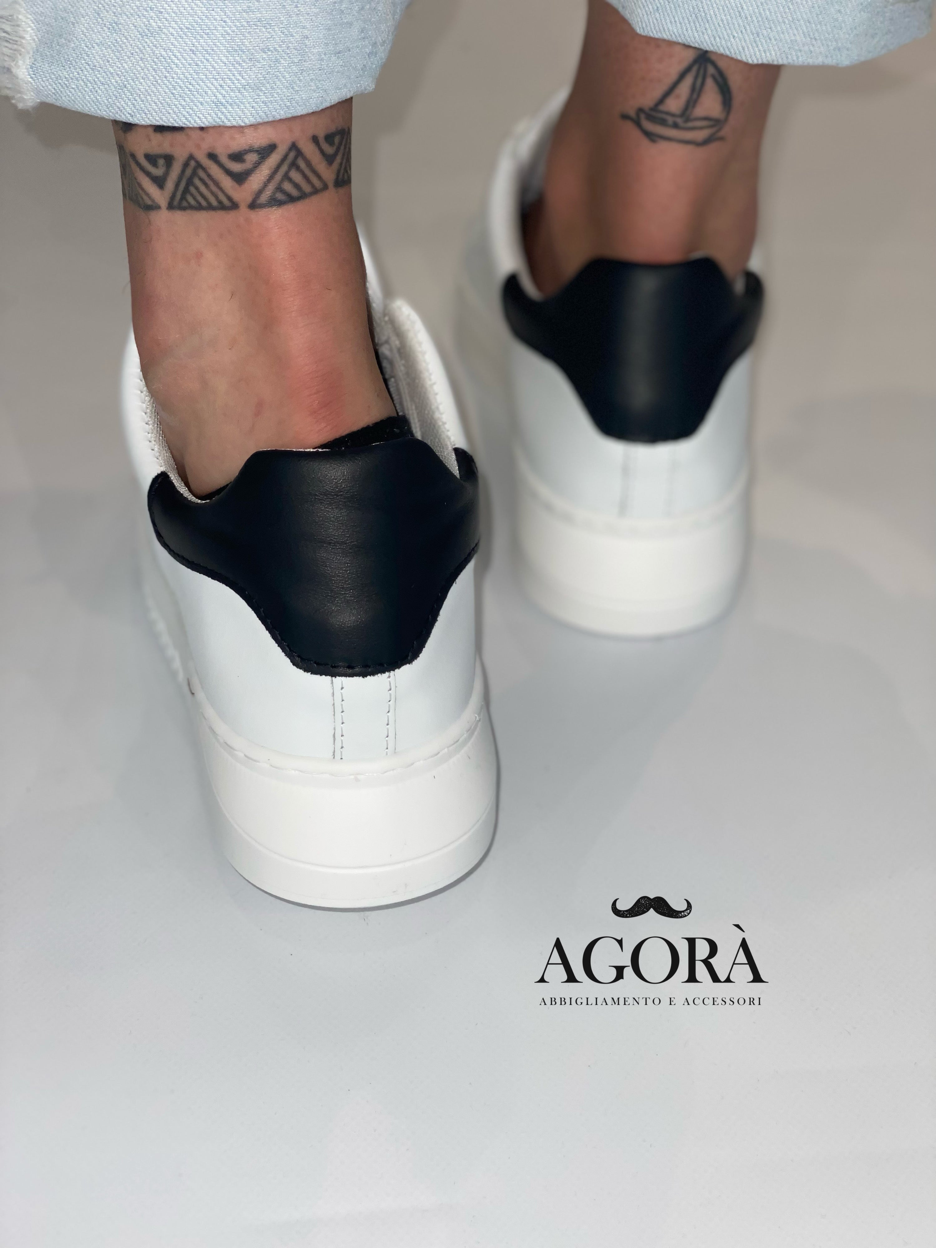 Zapatillas Somart blancas y negras