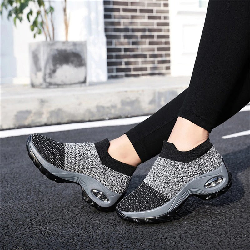 Zapatos ortopédicos para caminar.